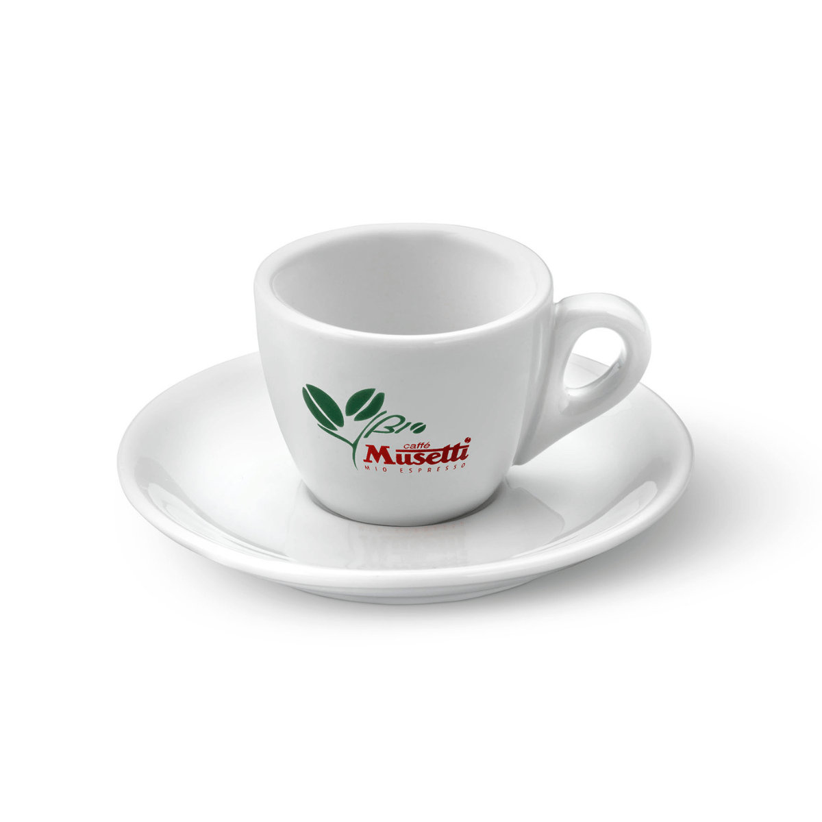 Set di 6 tazzine da caffè Musetti con piattini - Bio - Musetti shop