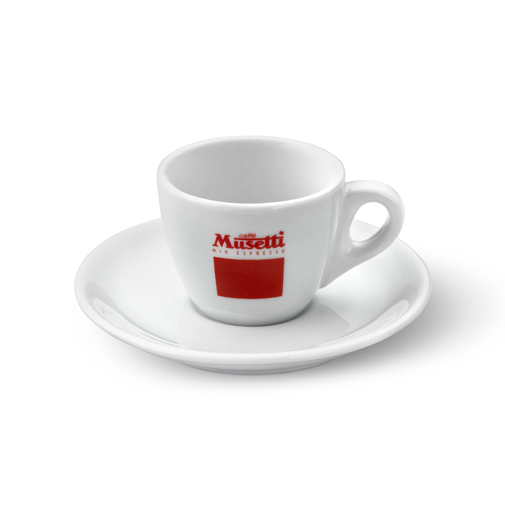 Set di 6 tazzine da caffè Musetti con piattini - Mio Espresso - Musetti shop