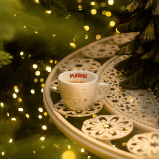 Set di 6 tazzine da caffè Musetti con piattini - Stars - Musetti shop