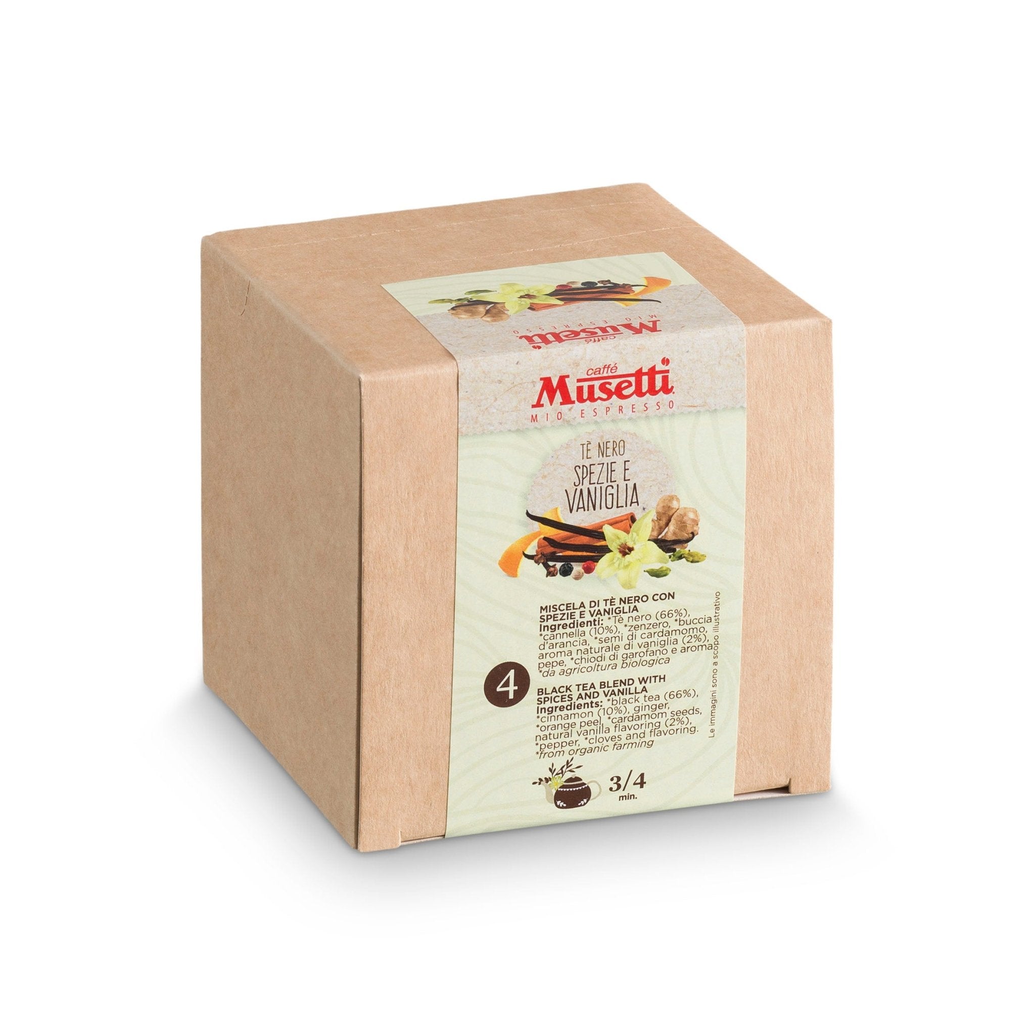 Tè Musetti - selezione in 5 Gusti, confezione da 15 Bustine - Musetti shop