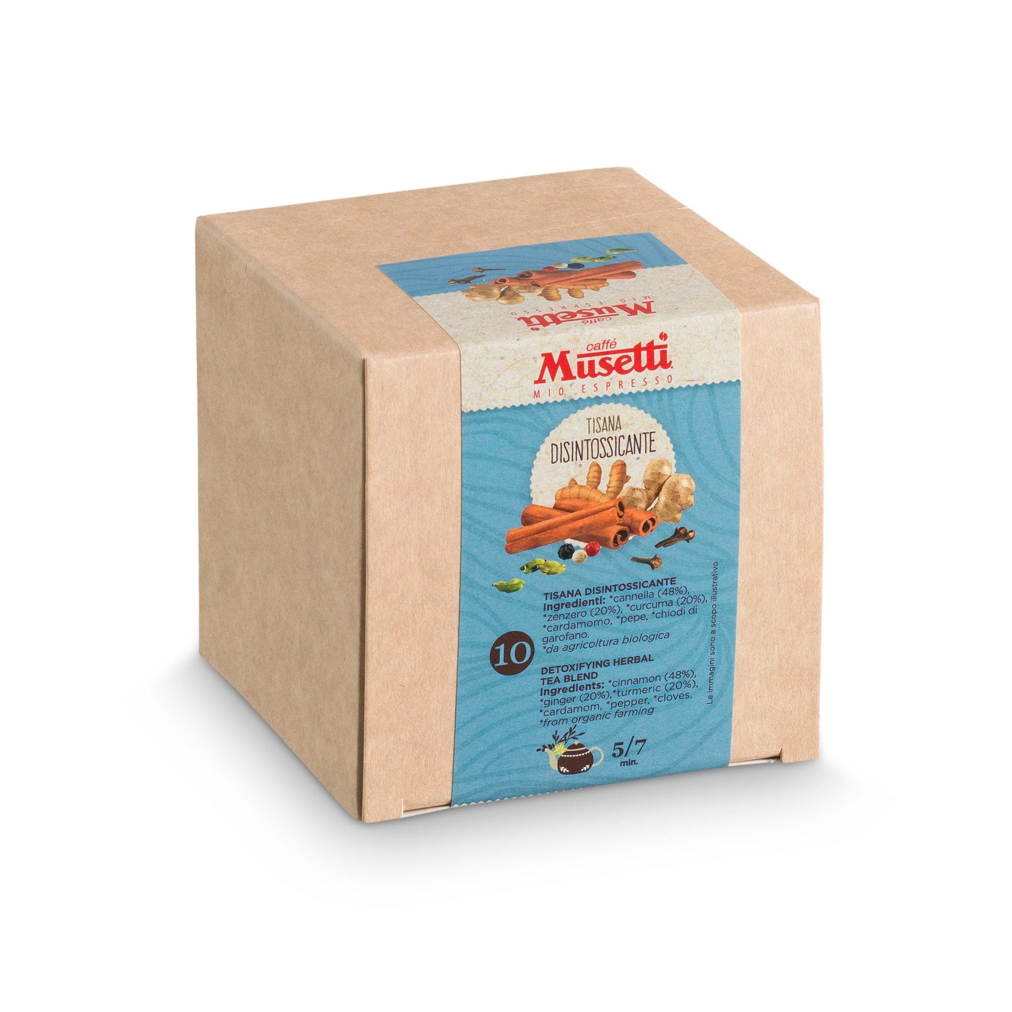 Tè, Tisane e Infusi Musetti - selezione in 11 Gusti, confezione da 15 bustine - Musetti shop