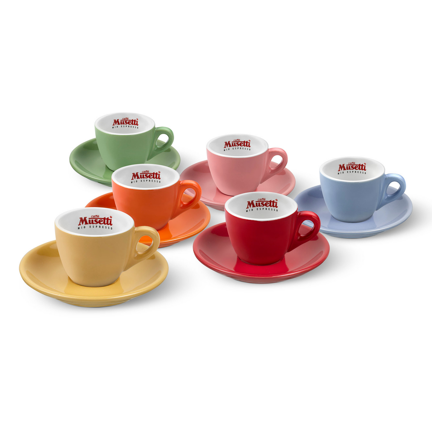 
                  
                    6 tazze caffè colorate con logo Musetti
                  
                