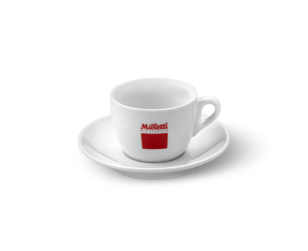 6 tazze caffè con logo Musetti